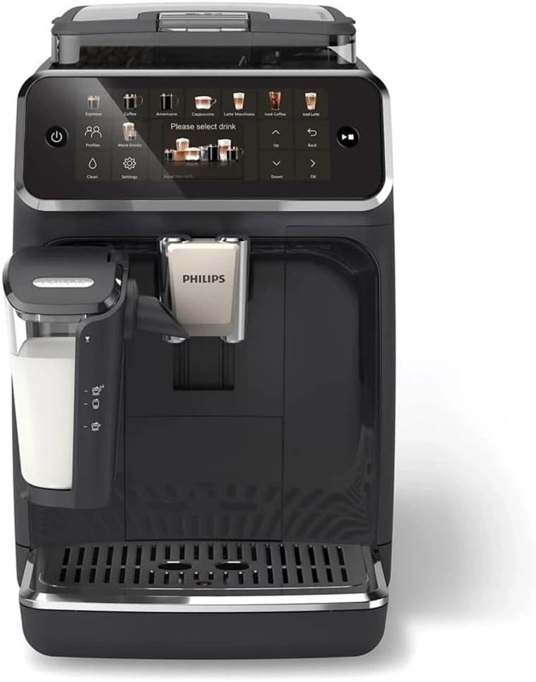 Philips Coffeemachine EP5541 50 LatteGo negro negro (EP5541/50), con funciones de uso diario