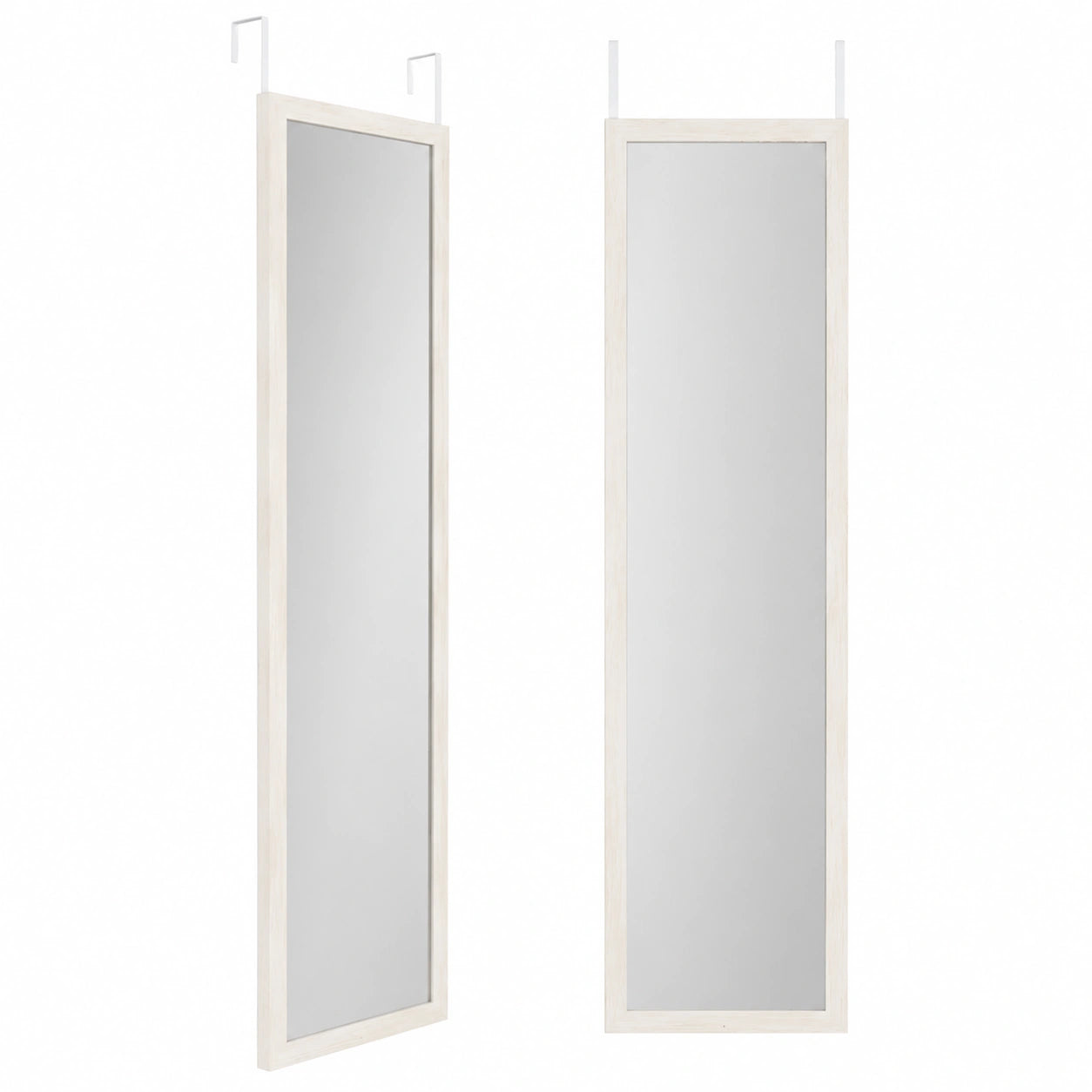 Espejo de Puerta Beige 30x120cm Estilo Moderno Minimalista para Vestidor y Entrada