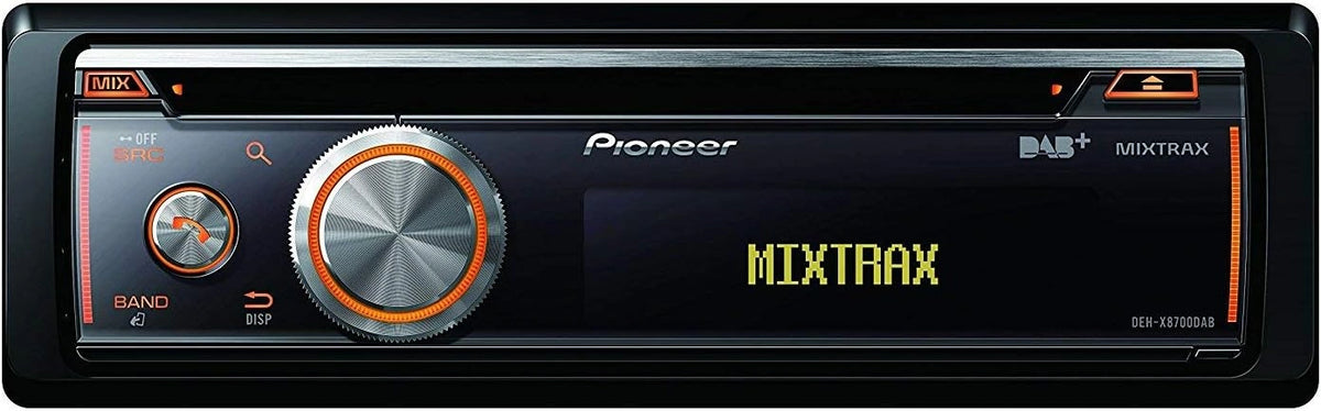 Pioneer DEH-X8700DAB - Dab), Negro, Cargador de CD para Coche (Bluetooth