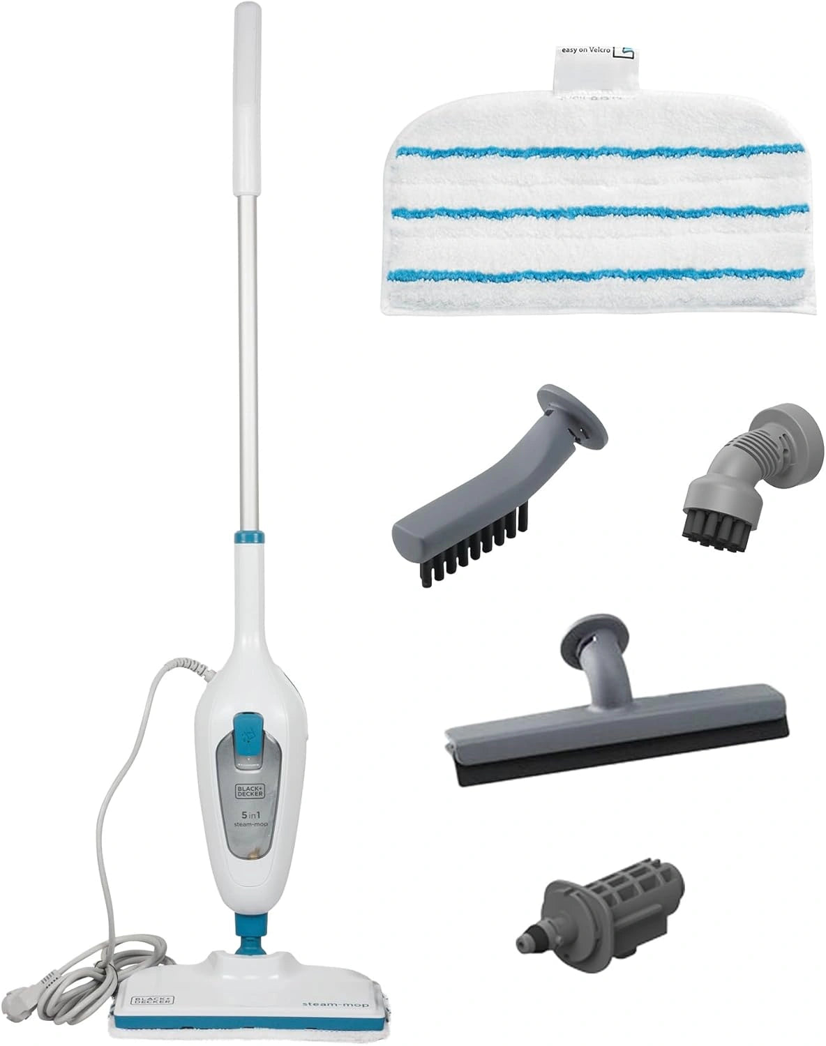 BLACK+DECKER Mopa de vapor 2 en 1 - FSMH13E5-QS