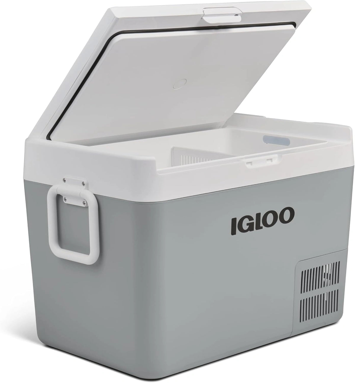 Igloo ICF60 nevera con compresor 59L - gran nevera eléctrica para camping, coche, autocaravana & barco, potente & de bajo consumo, hasta ‐18°C