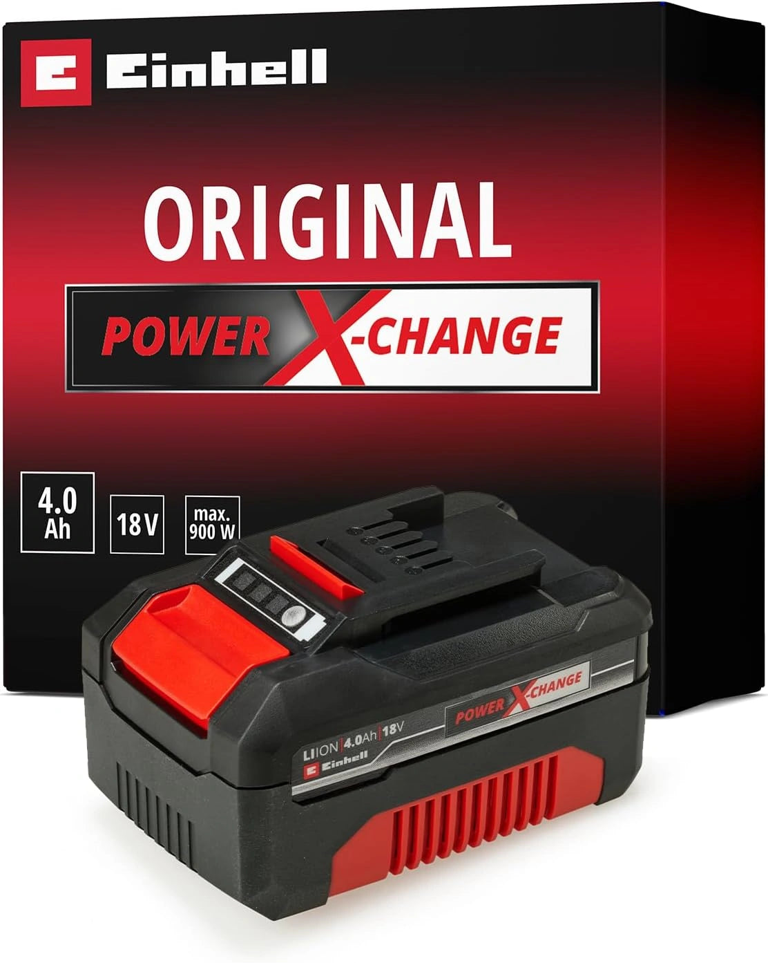 Einhell Original Batería PXC de 18 V y 4 - 0 Ah
