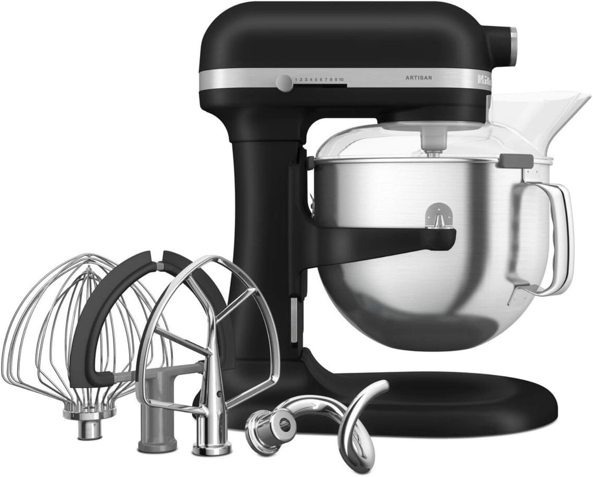 KitchenAid Artisan Robot de Cocina Bol Elevable 6 - 6L Negro mate
