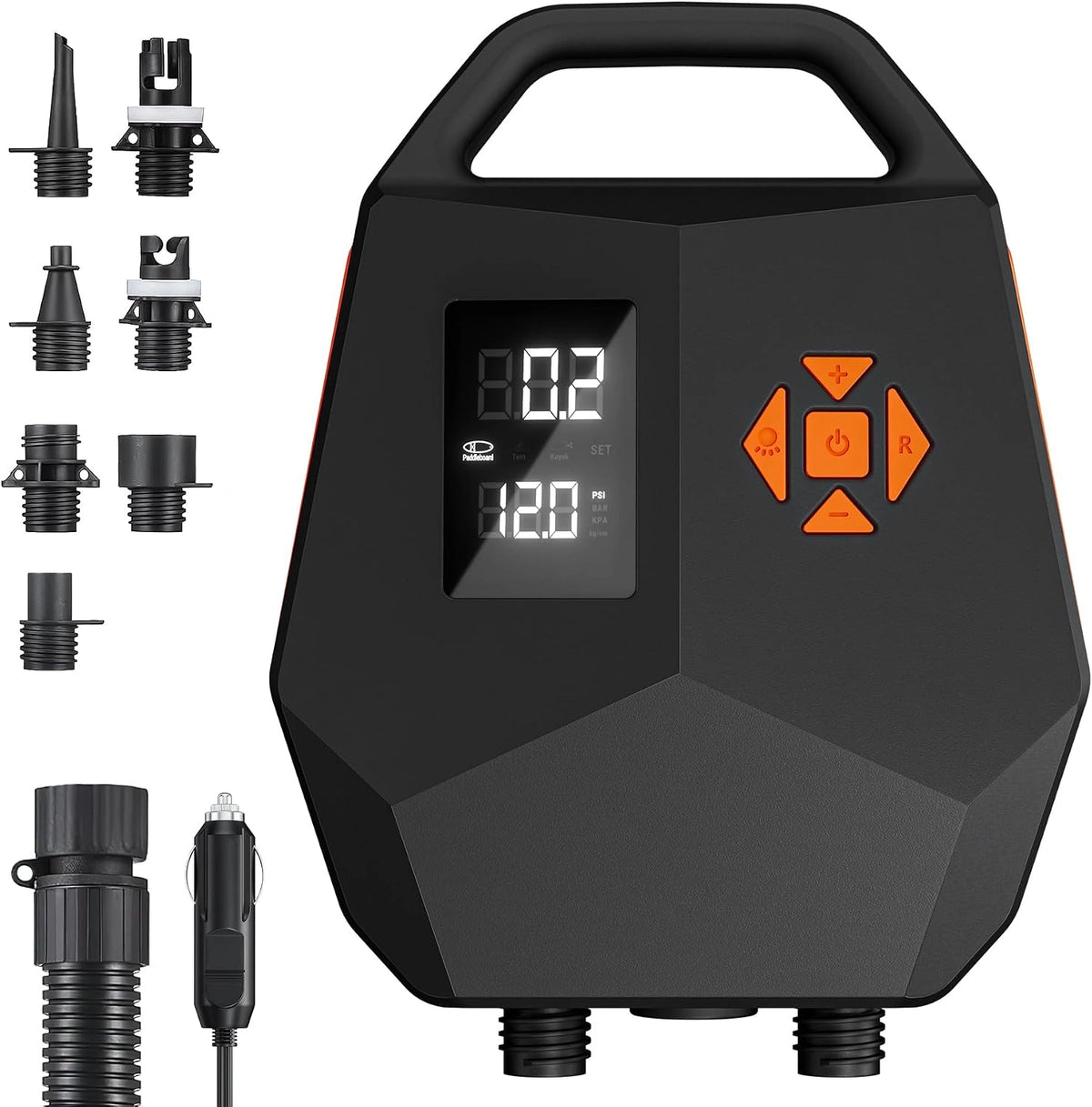 Bomba Eléctrica Sup 20 PSI - Inflador Paddle Surf 12 V sin Batería
