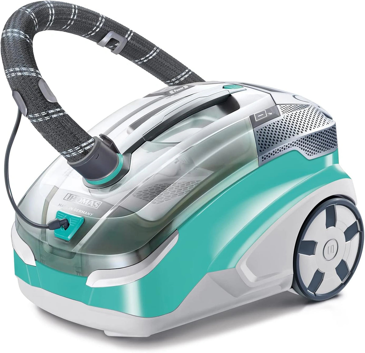 Thomas' 788577 - Aspiradora de trineo, color blanco y verde, 72 dB, 1700 W