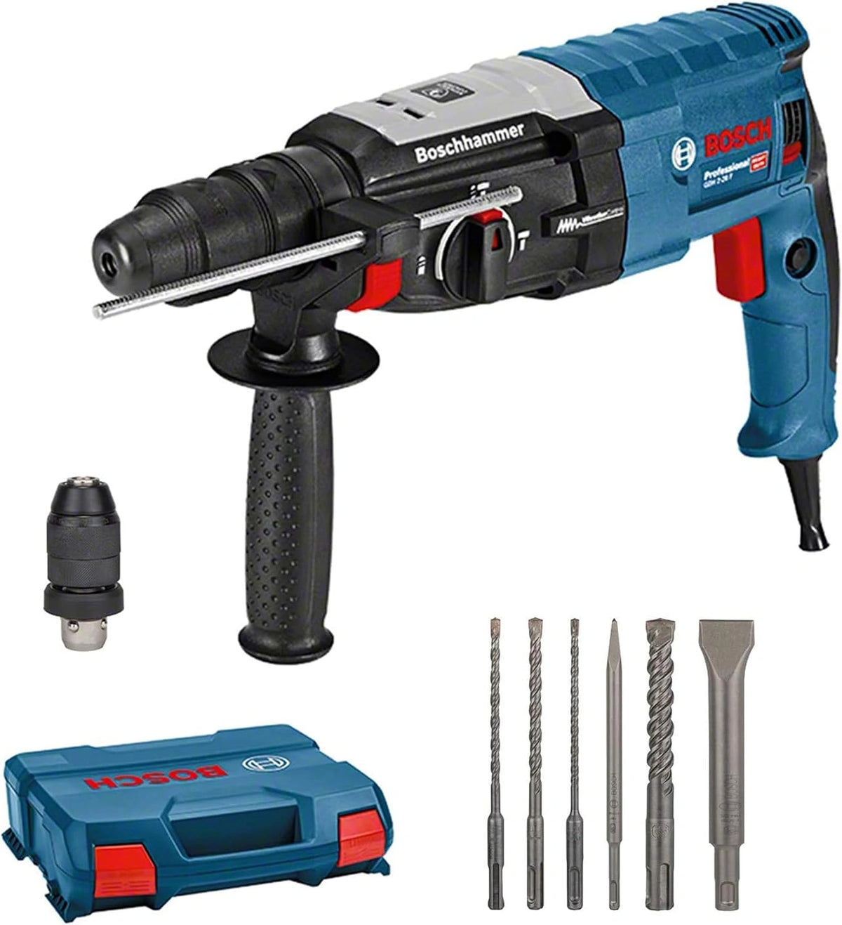 Bosch PRO Martillo perforador SDS plus GBH 2-28 F, con funciones de uso diario