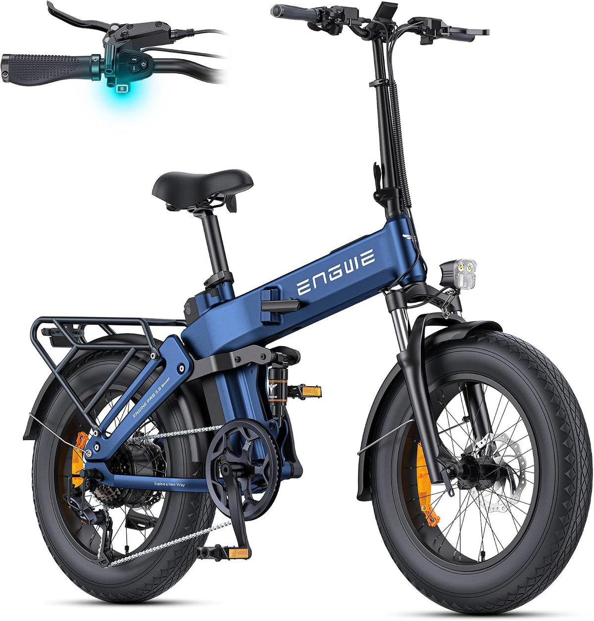 ENGWE Engine Pro 3.0 Boost Bicicleta Eléctrica Plegable, con funciones de uso diario