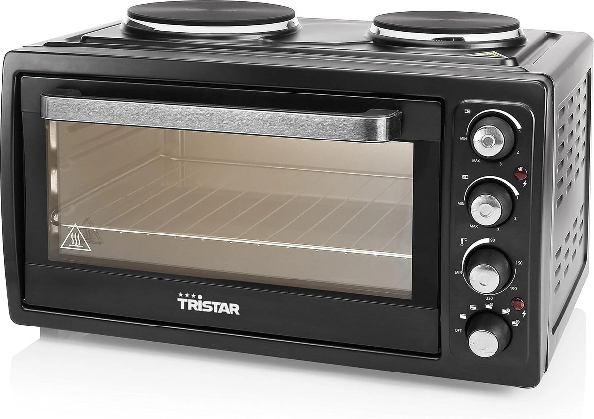 Tristar OV-1443 - 3100 W, volumen 38 litros, Horno de convección con 2 placas calefactoras