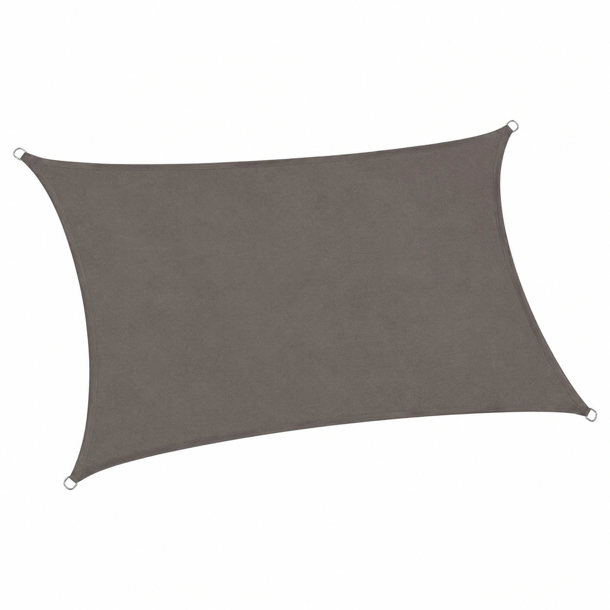 Toldo Vela de Sombra HDPE para Jardín y Terraza 160 g/m², 3,5x4,5 m, Gris Antracita