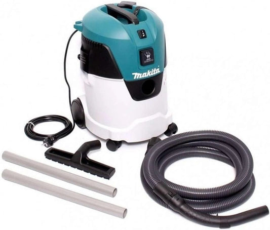 Makita VC2512L - Azul, Negro y Blanco, Aspirador 25L 1.300W