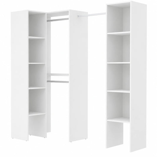 Armario Vestidor Rinconero Blanco RIMOBEL - 185x226x80 cm