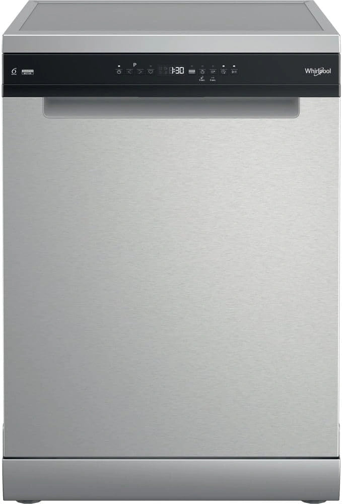 Lavavajillas Whirlpool W7FHP43X Clase C 15 Servicios 43 db Acero Inoxidable, para uso doméstico