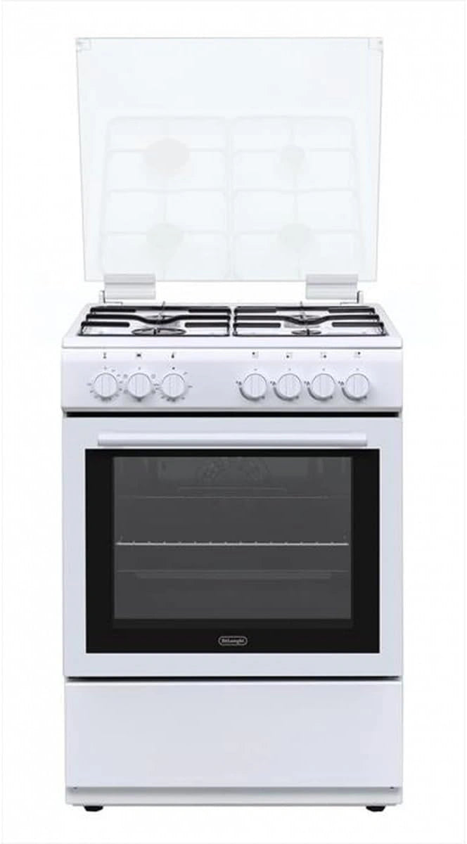 DL 664 EW Cocina de gas con horno eléctrico - 4 quemadores, 60 x 60 cm, clase energética A, blanco