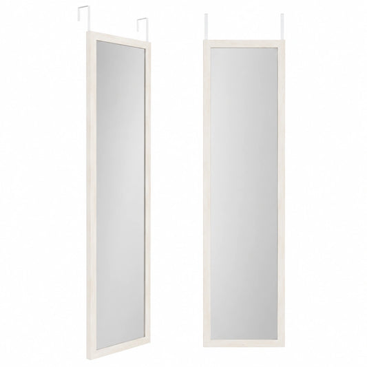 Espejo de Puerta Beige 30x120cm Estilo Moderno Minimalista para Vestidor y Entrada