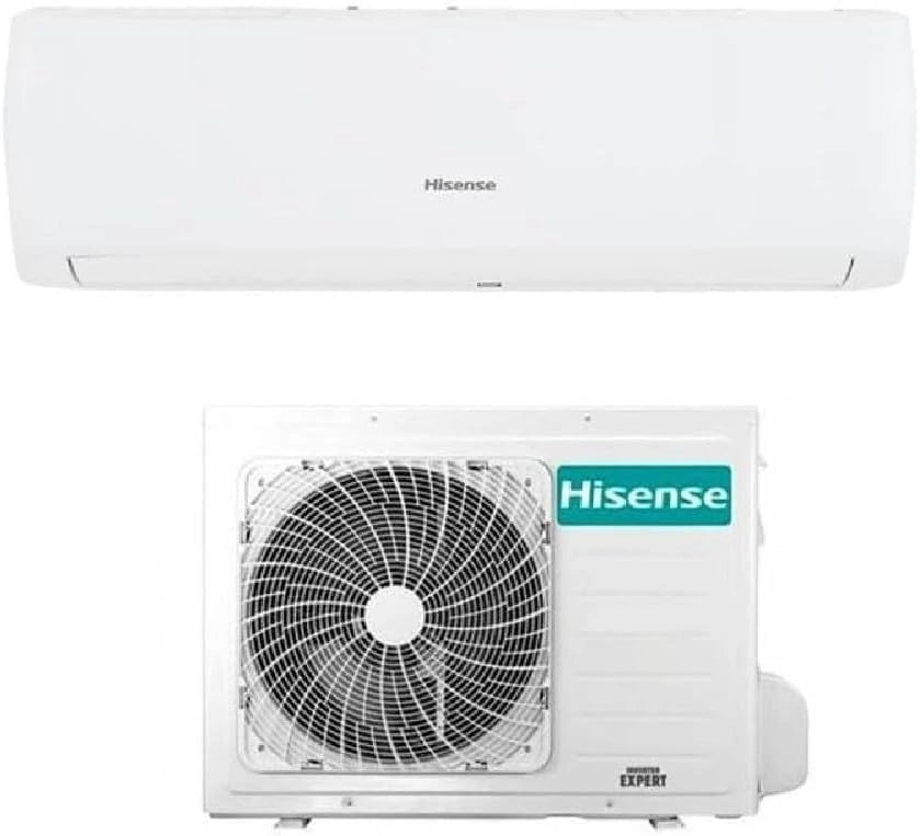 Hisense - Aire acondicionado con bomba de calor de velocidad variable R32 A++ integrado Easy inteligente Wifi modelo 2025 (12000 BTU)