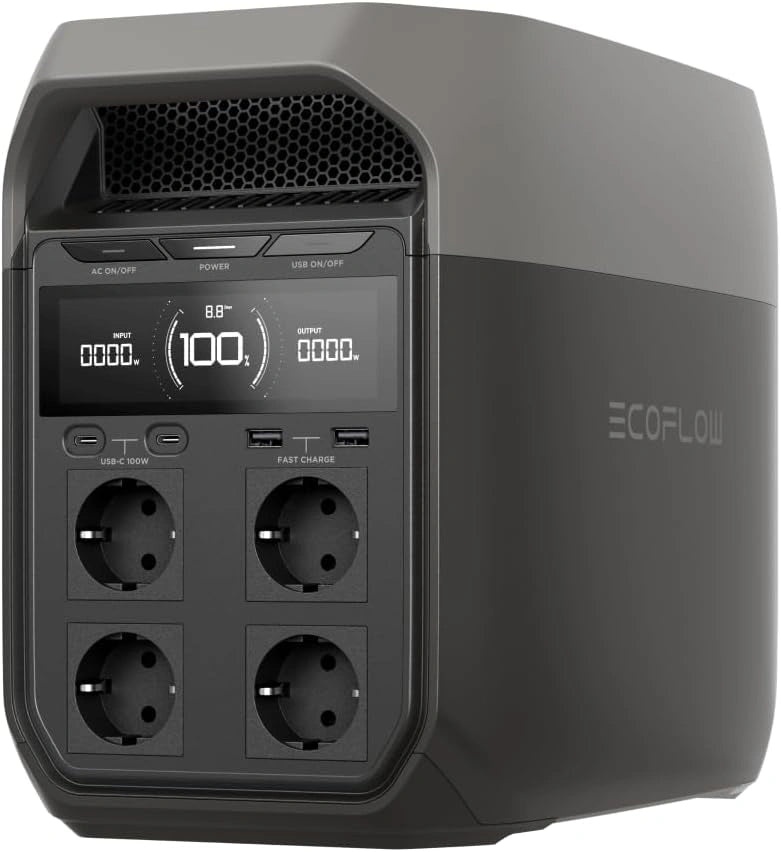 Estación de energía portátil EF ECOFLOW DELTA 3 - Generador solar de 1024 Wh