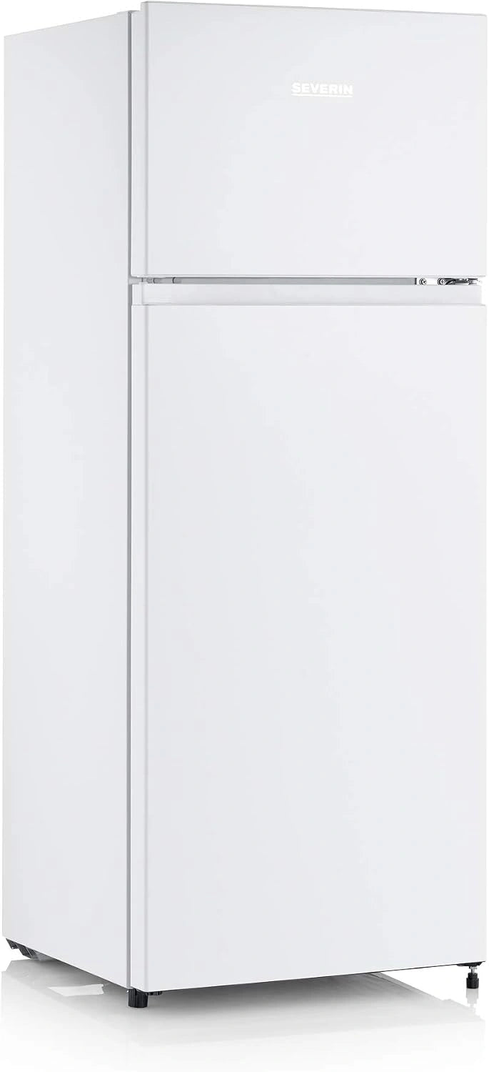 SEVERIN DT 8760 - Frigorífico de doble puerta (164 L/41 L, color blanco)