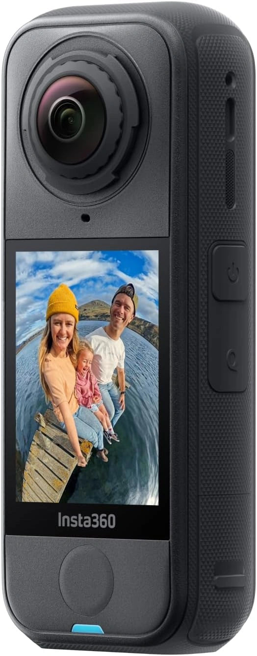 Insta360 X4 aire negro Graphite - bastón de Selfie Invisible, con protección antiviento integrada, graba Primer y Segundo Plano