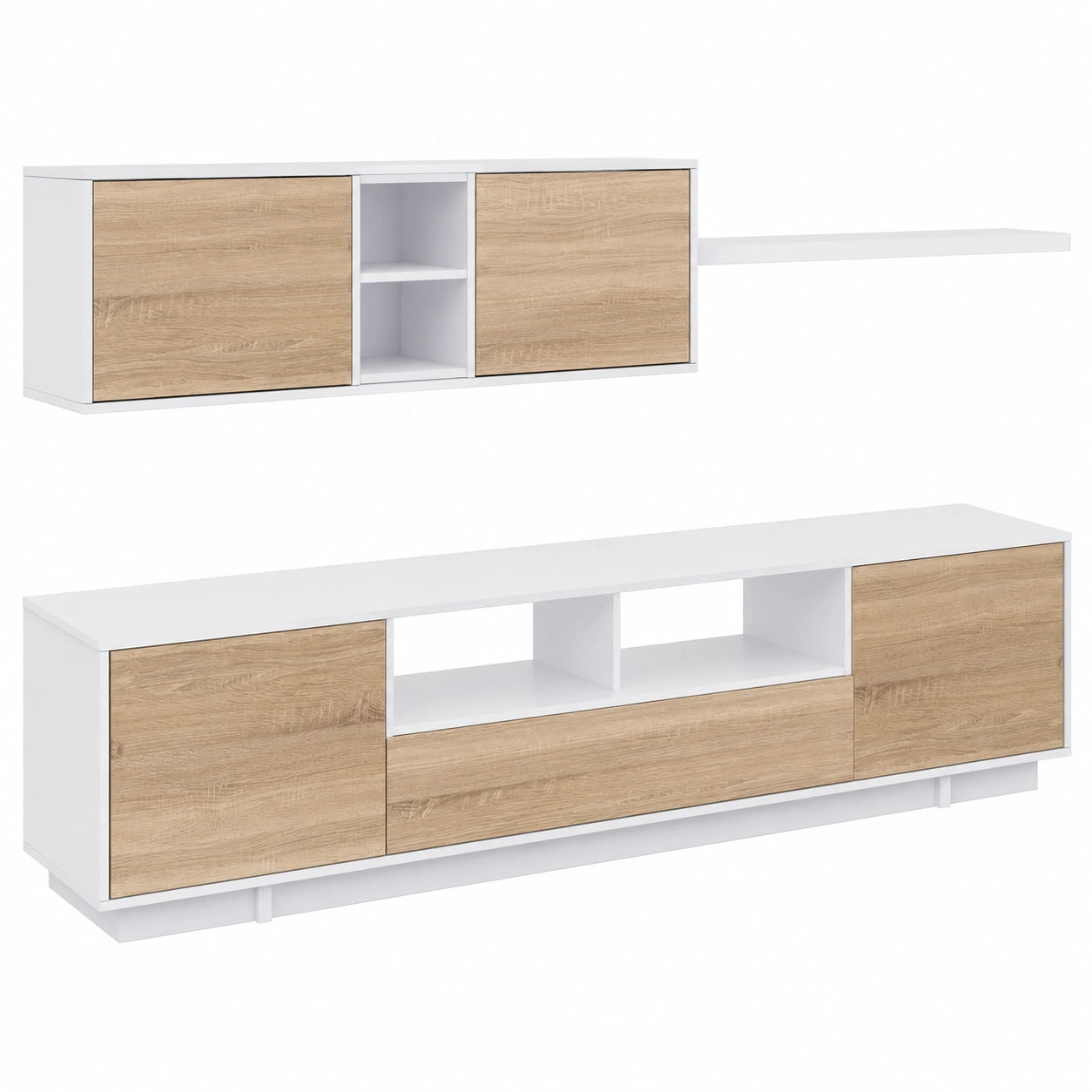 Ambiente de hogar contemporáneo con muebles funcionales