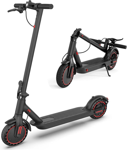 Patinete eléctrico Plegable para Adultos - Control de Aplicaciones, Capacidad máxima de 30-45 kilómetros, 4 amortiguadores, neumáticos de 8.5'/10'