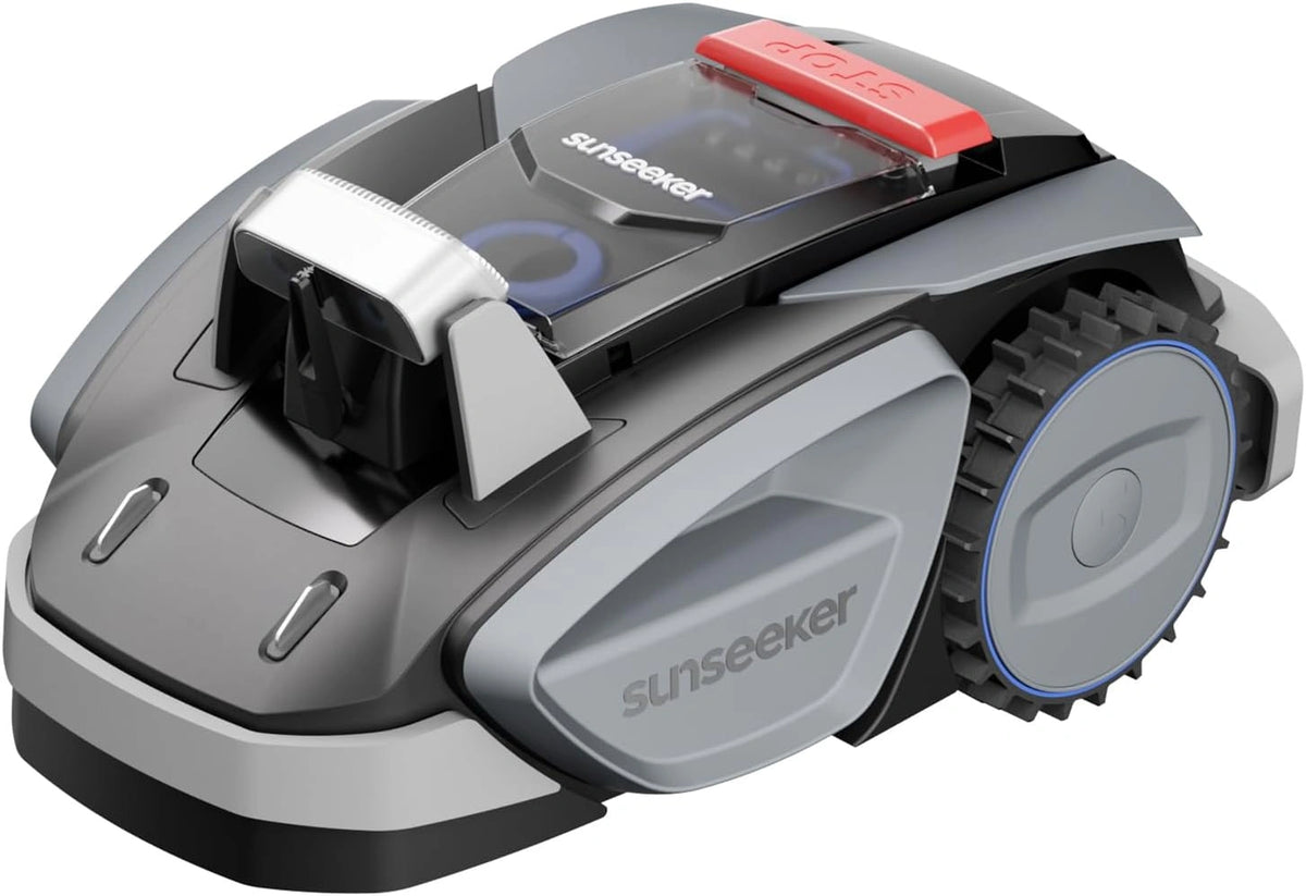 Sunseeker V3 Plus Robot cortacésped 1000m2 - Robot cortacésped inalámbrico con un Solo Clic, evitación de obstáculos Inteligente Visual AI