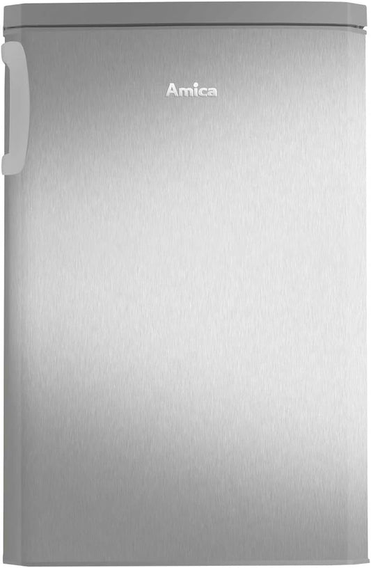 Amica KS 361 112-1 E frigorífico con congelador - 85 cm Höhe, Edelstahl