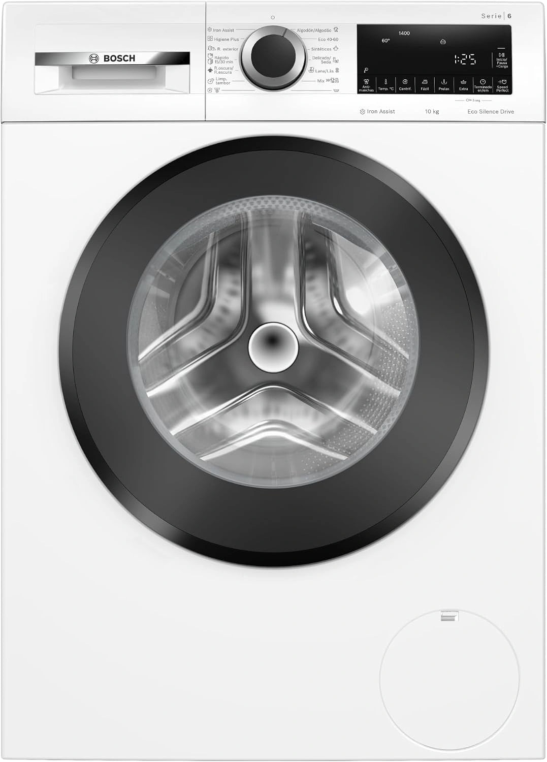 Bosch - Lavadora, Iron Assist, blanco, WGG254Z5ES, 10kg, Serie 6