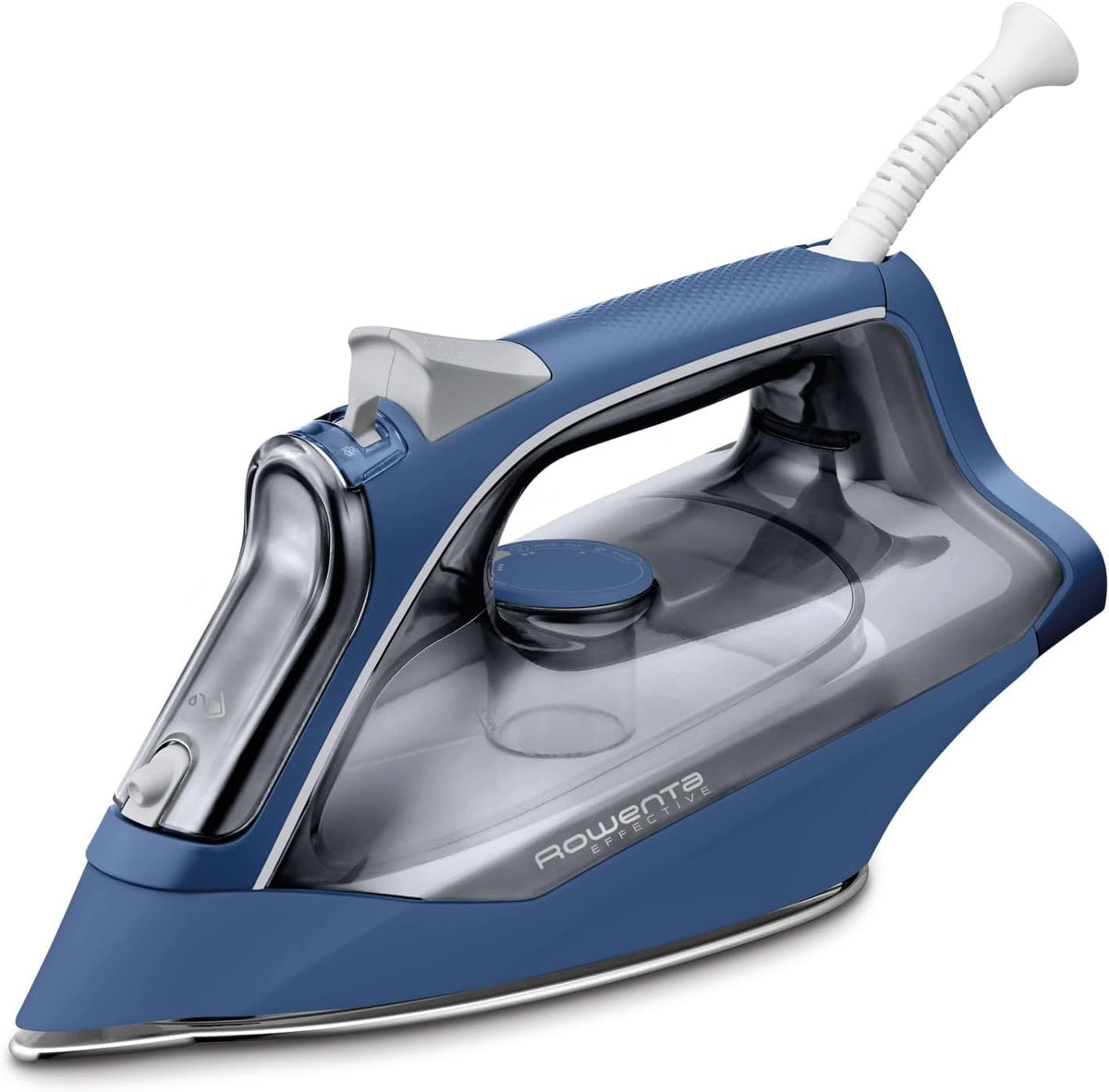 Rowenta Effective+ - Golpe de vapor de 120 g/min, Azul, Plancha de vapor