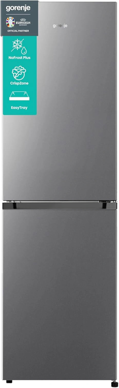 Gorenje NRK 418 ECS4 Nevera congelador/NoFrostPlus/MultiFlow 360°/CrispZone/182, para conservar alimentos y bebidas
