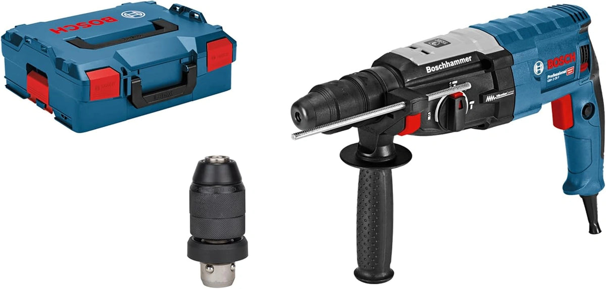Bosch profesional martillo perforador GBH 2-28 F (incl. empuñadura auxiliar - paño, portabrocas intercambiable SDS plus, L-BOXX)
