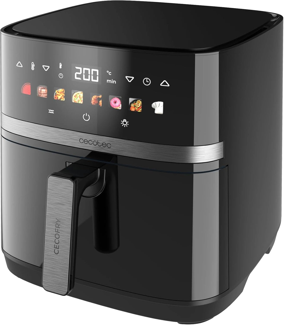 Cecotec Freidora de Aire 8 L Cecofry&parrilla Duoheat 8000 2200W