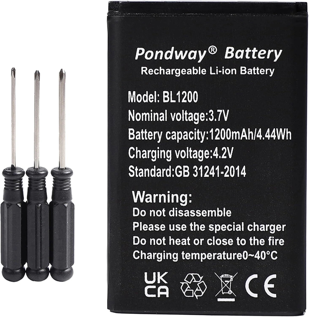 Batería para Artfone CS181 CF241A F20 C10 G3G6 - PX1728E-1BRS (1200 mAh)