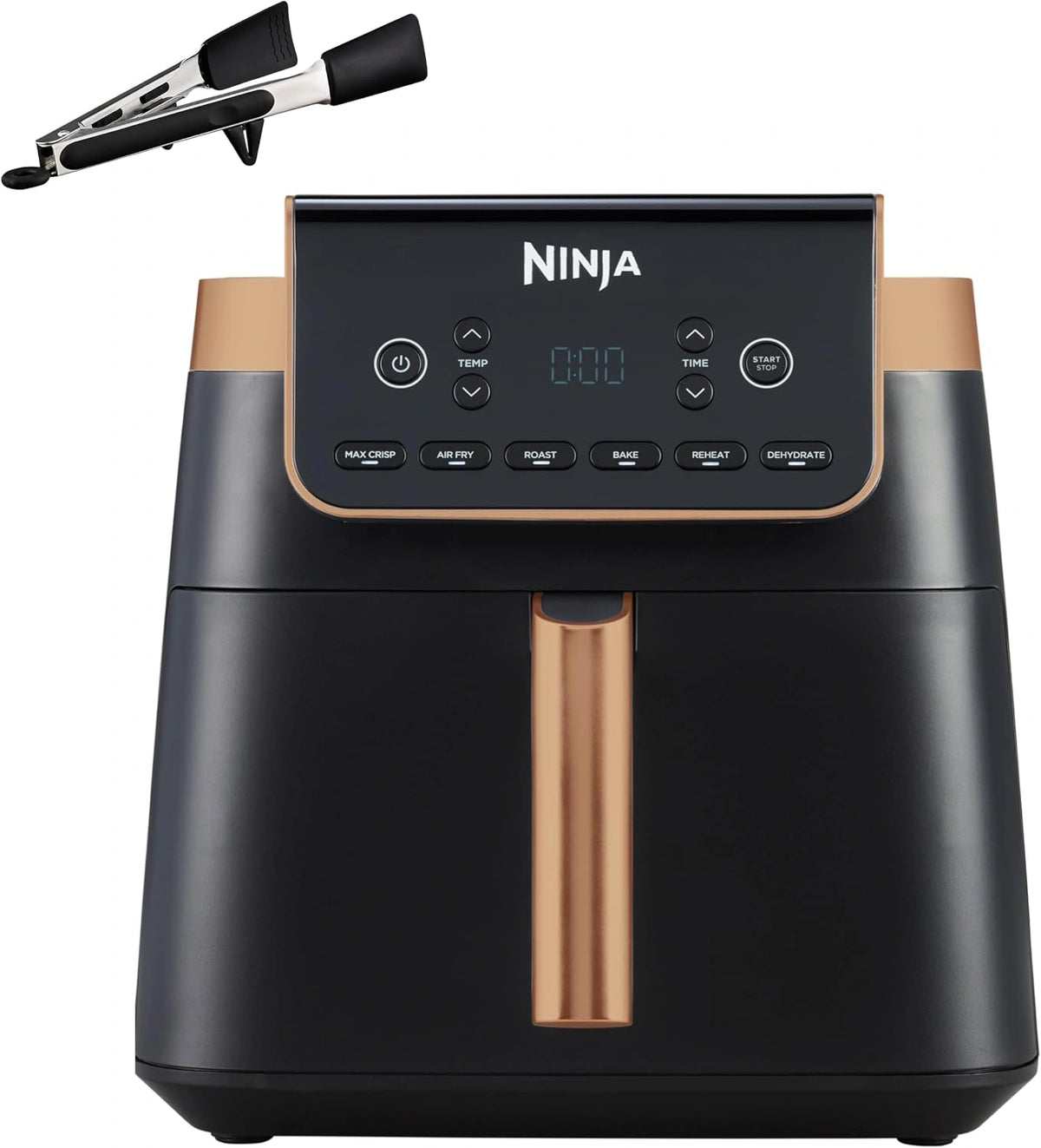Ninja MAX PRO - 6, 2L, Cajón Individual Tamaño Familiar, Freidora de Aire