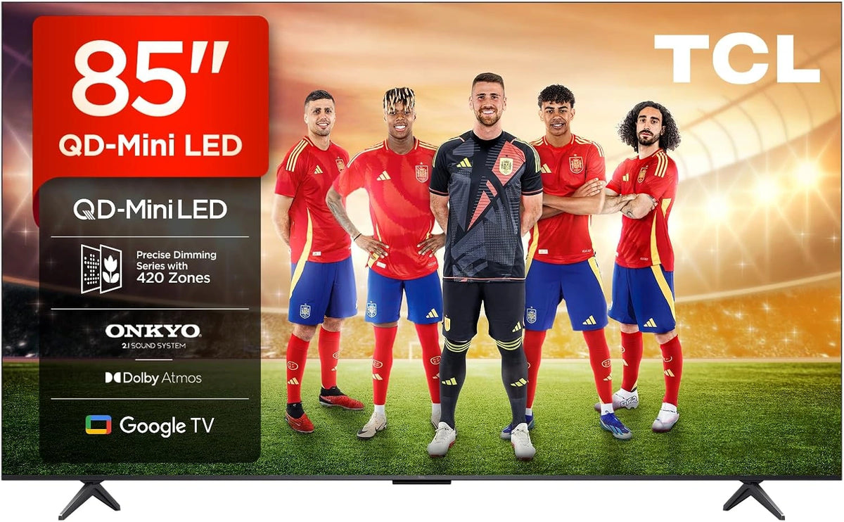 TCL 85Q6C 85 Pulgadas QD-Mini LED 4K HDR10+ inteligente TV - Google TV