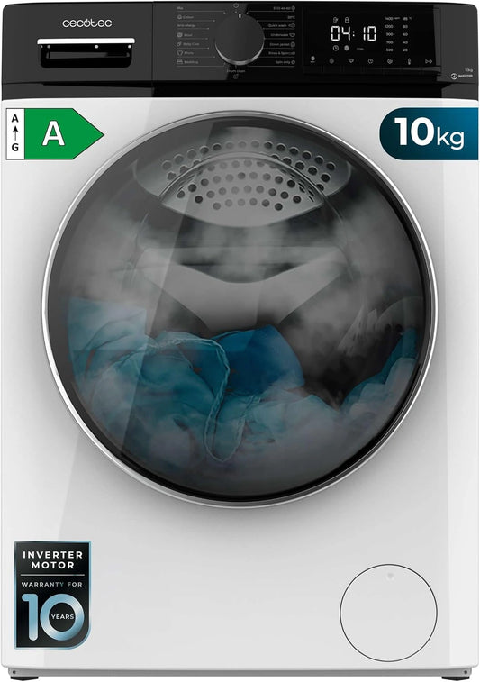 Cecotec Lavadora Secadora 10kg + 6kg Bolero DressCode Wash&Dry 106610, para uso doméstico