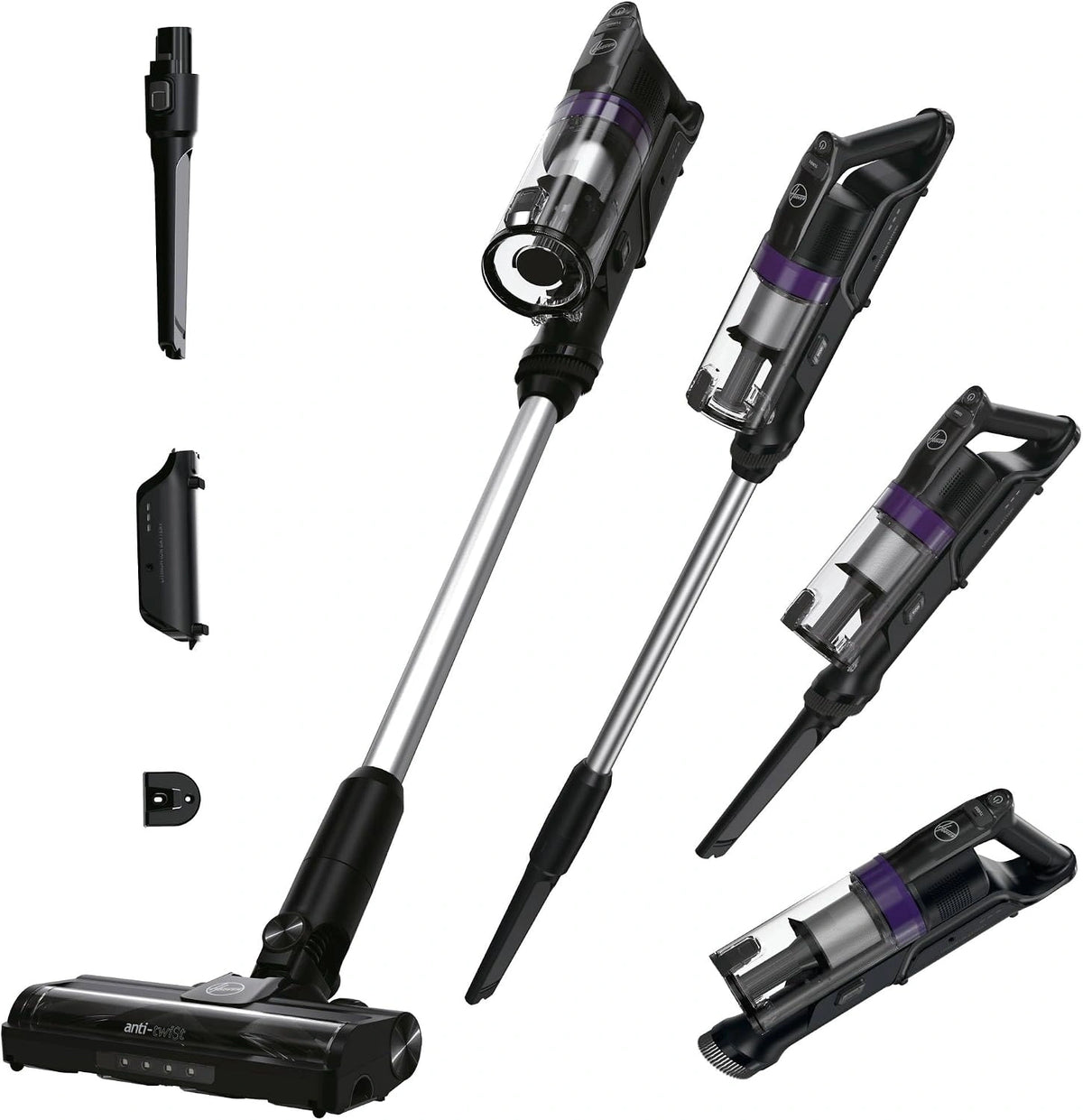 Hoover HF1 Plus Aspiradora Escoba Sin Cable - 45 Min de Autonomía