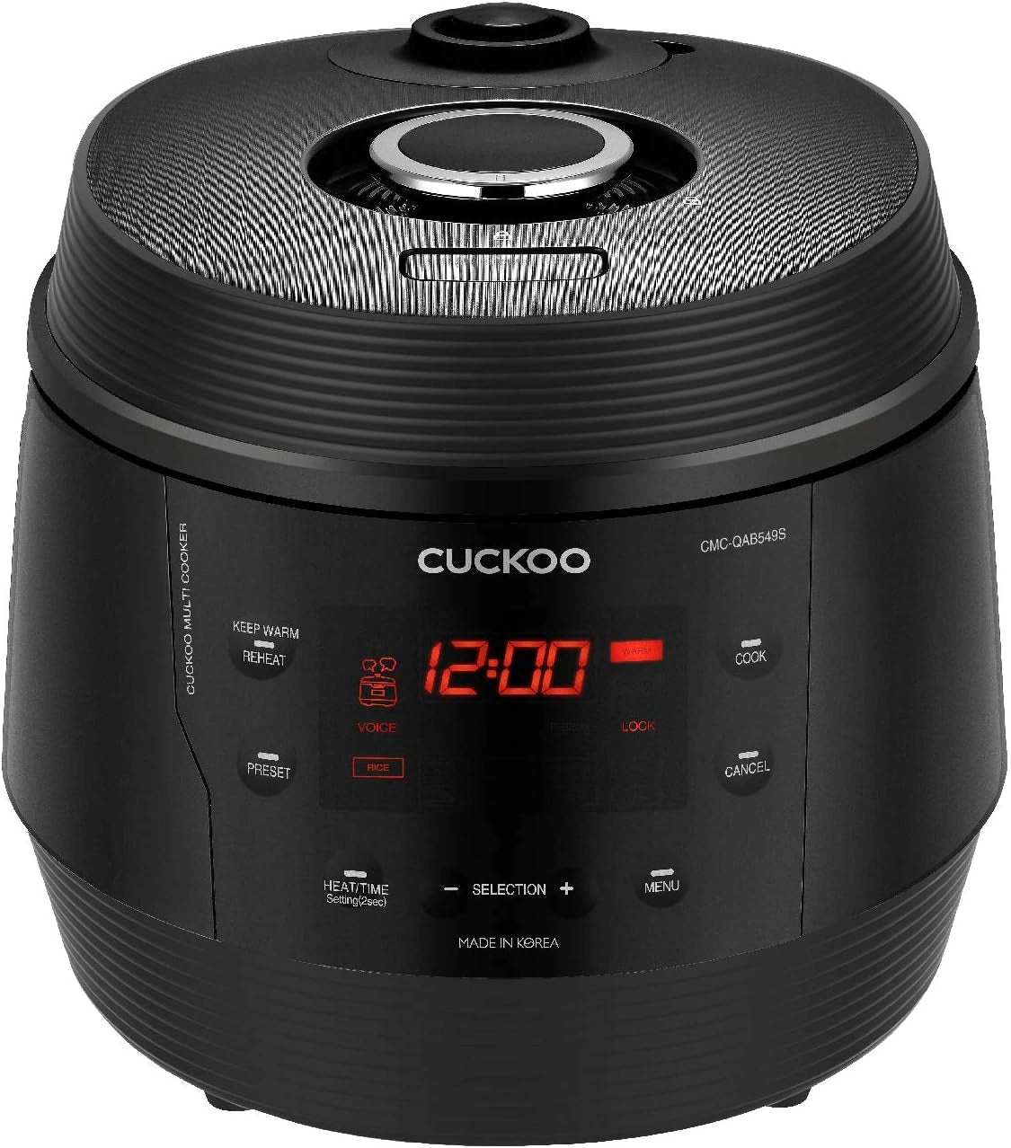 CUCKOO CMC-QAB549S - Robot de cocina 8 en 1 ICOOK Q5 con 10 modos preprogramados