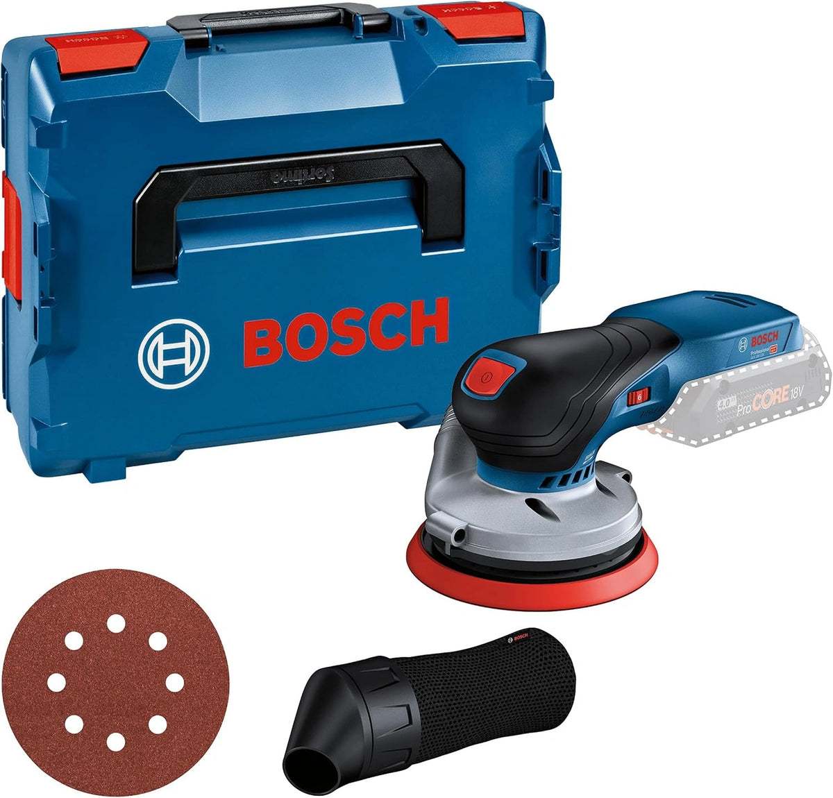 Bosch PRO Lijadora excéntrica a batería GEX 18V-125, con funciones de uso diario