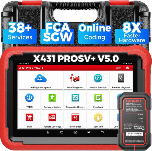 Launch X431 Pros V5.0 OBD2 Diagnosis Coche Multimarca 38+ Funciones, con funciones de uso diario