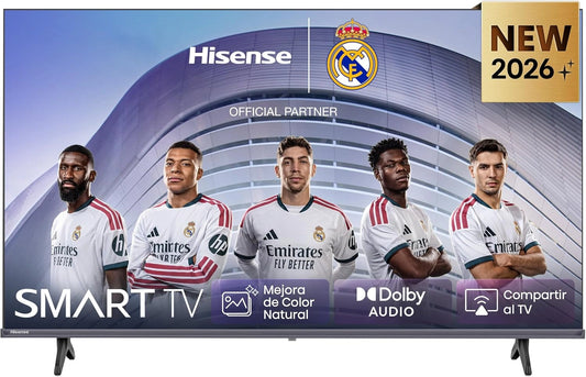 Hisense 40A4S - Natural Colour Enhancer, Dolby Audio, Share to TV, Reducción de Ruido, Modo Juego, Airplay, inteligente hogar Ready