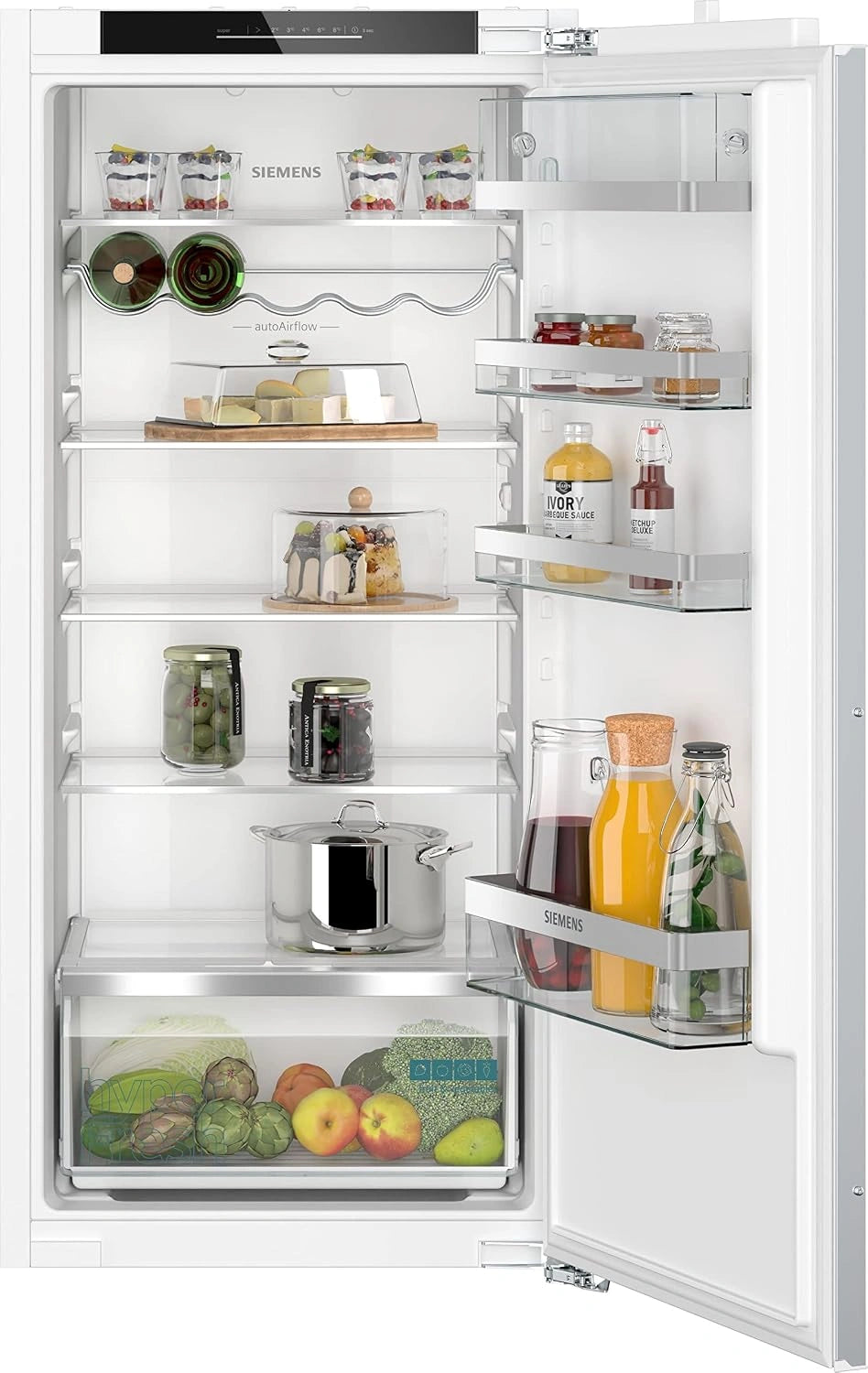 Frigo integrable SIEMENS KI41RADD1 122cm x 56cm Clase D, con funciones de uso diario