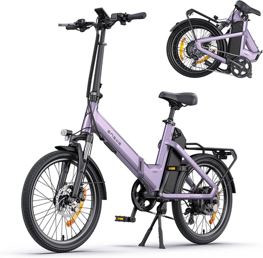 ENGWE O20 Bicicleta Eléctrica Plegable - Compacta Bici Eléctrica