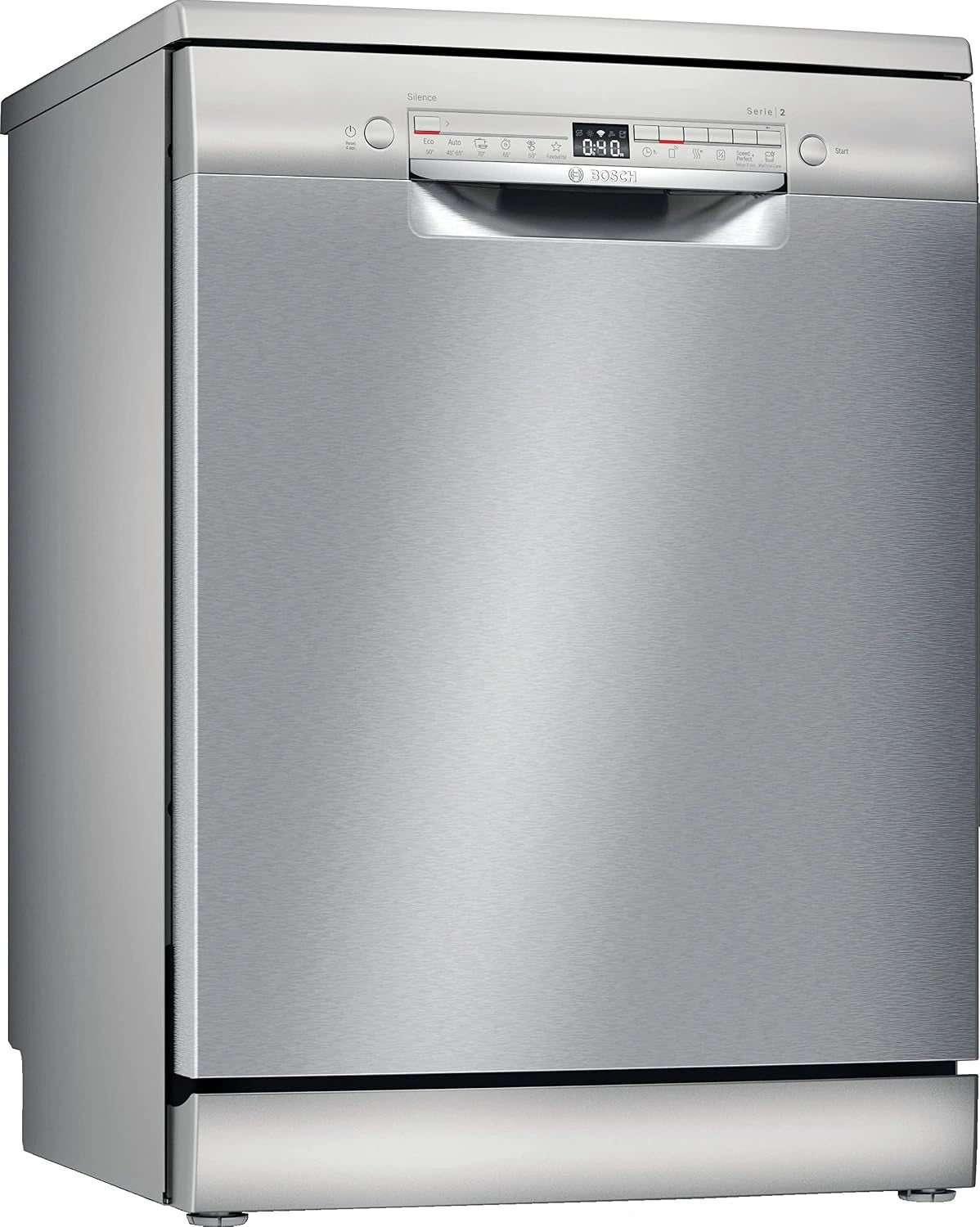 Bosch SMS2HTI60E Serie 2 Lavavajillas libre instalación - 60cm Acero inoxidable, Eco Silence, HomeConnect