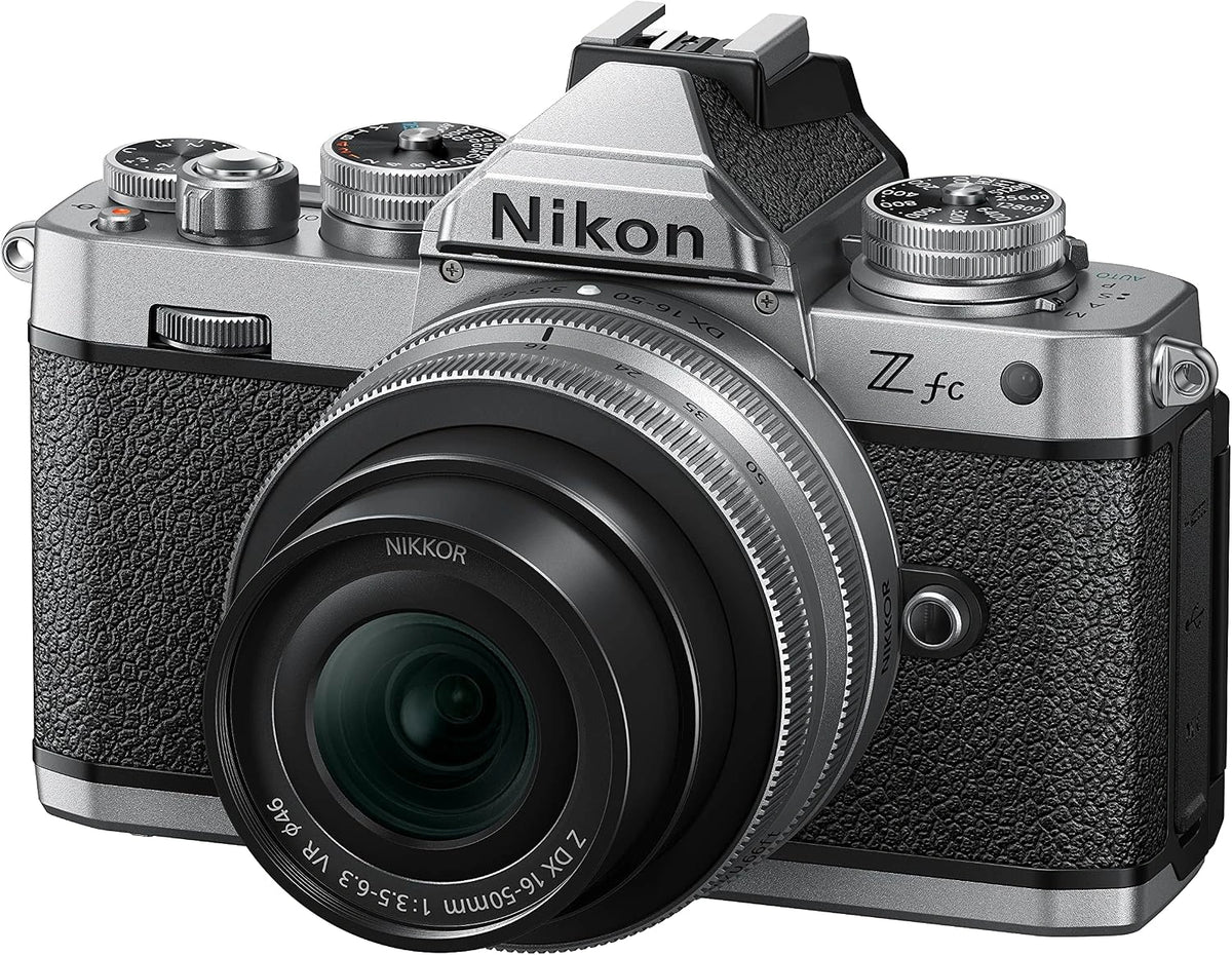 NIKON Z FC + Z 16-50 plateado, con funciones de uso diario